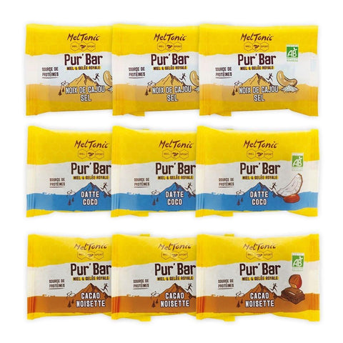 Assortiment 9 Pur'Bar Bio Meltonic - move-nutri - Meltonic