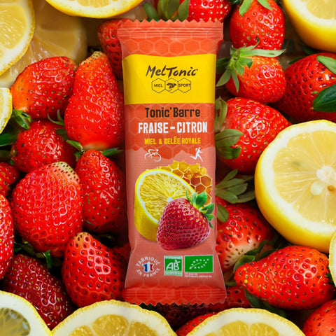 Barre énergétique bio Meltonic fraises/citron