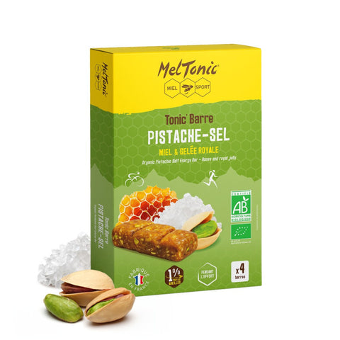 Barre énergétique bio pistaches/fleur de sel Pack de 4