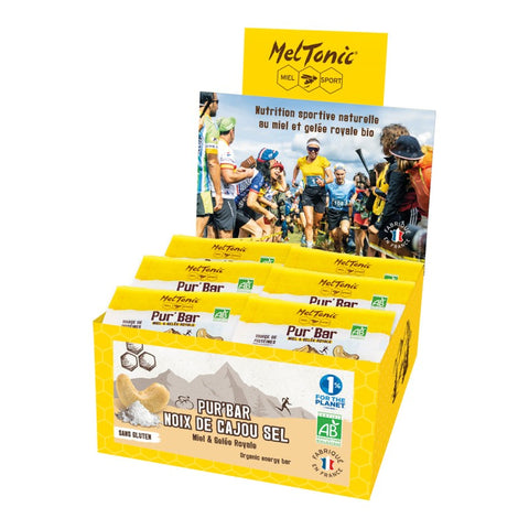 Pur'Bar bio Meltonic noix de cajou/sel Pack de 12