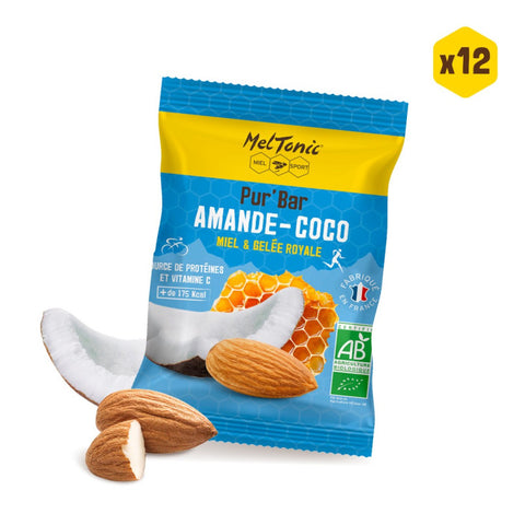 Pur'Bar bio Meltonic Amande/coco Pack de 12